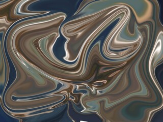 Glowing particles liquid dynamic flow. Trendy fluid cover design