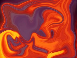 Glowing particles liquid dynamic flow. Trendy fluid cover design