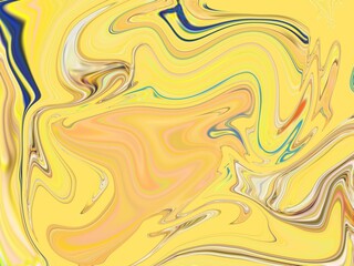 Glowing particles liquid dynamic flow. Trendy fluid cover design