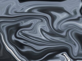 Glowing particles liquid dynamic flow. Trendy fluid cover design