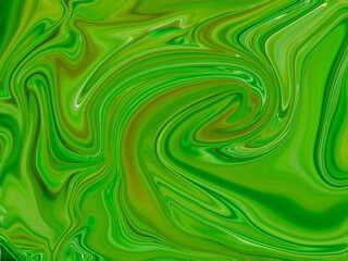 Glowing particles liquid dynamic flow. Trendy fluid cover design