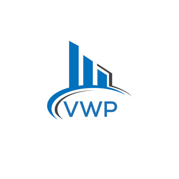 VWP letter logo. VWP blue image. VWP Monogram logo design for entrepreneur and business. VWP best icon.	
