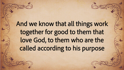 Inspirational and motivational quotes. Biblical phrases. Biblical Calligraphy quote on old background