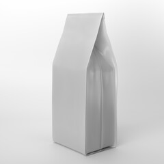 3d illustration - Blank coffee bag