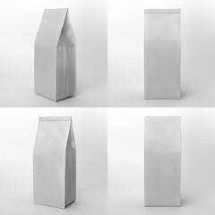 3d illustration - Blank coffee bag