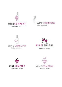 Logo-Vorlage Weinhandlung