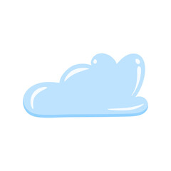 cartoon cloud, bright sky, bubble cloud, cloud template