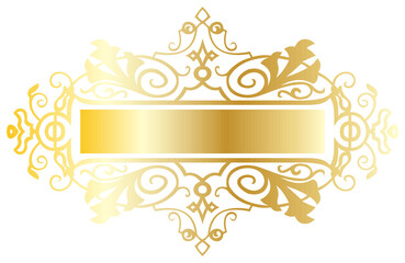 label ribbon vector golden shiny tie ornamental luxury premium pro