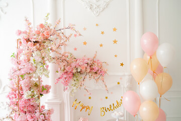 Party decoration for baby girl