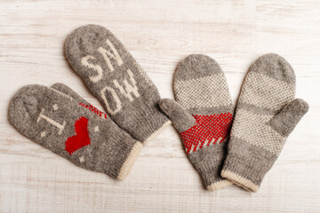 Strickhandschuhe Pärchenhandschuh