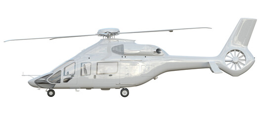 3d helicopter template on a blank background