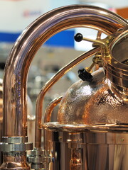Copper and brass complex distillation arrangement with inspection windows - 550050659