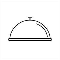 Restaurant service pot cover icon