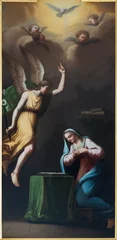 Foto op Canvas LUZERN, SWITZERLAND - JUNY 24, 2022: The painting of Annunciation in the church Jesuitenkirche by Josef Henrich Xaver Hecht from 17. cent. © Renáta Sedmáková