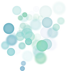 Abstract bokeh shape. Transparent bokeh lights. Decorative bokeh element.