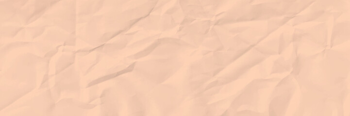 Brown wrinkle recycle paper background. Close up of Recycled brown wrinkle paper texture for background. Brown crumpled paper texture for background vector illustration.