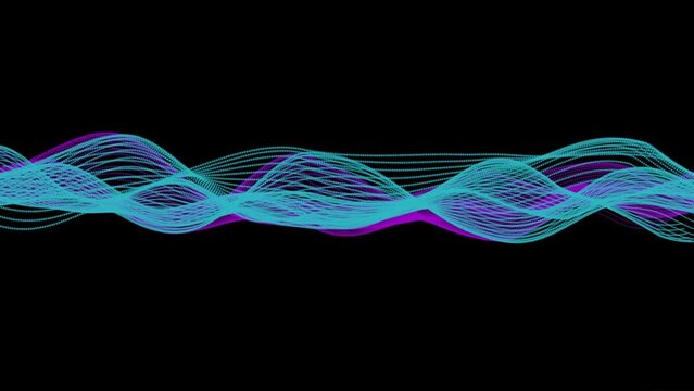 abstract colorful partical animation backgraound