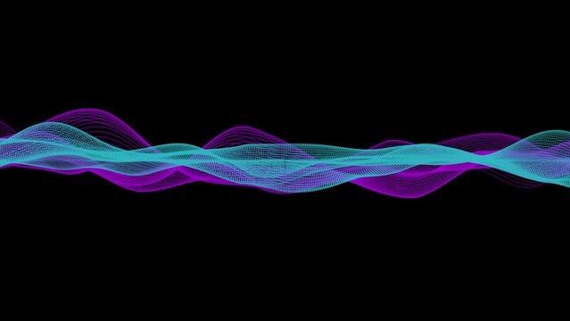 abstract colorful partical animation backgraound