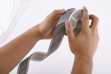 Process in developing traditional film photos