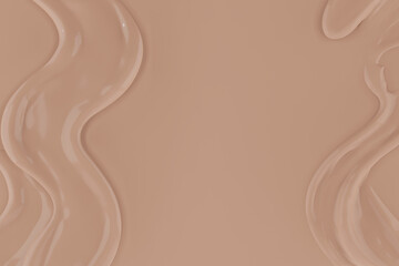 skincare or cosmetic cream paste for lotion shampo shower gel 3D realistic rendering 