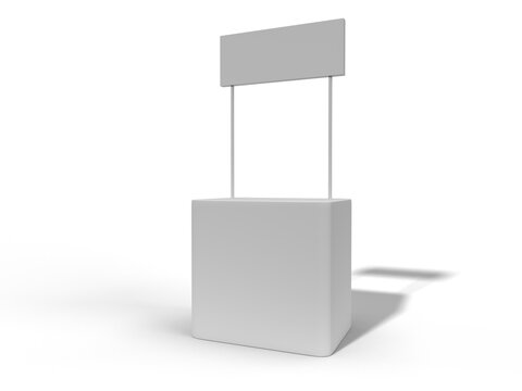 Mockup Stand sobre limbo