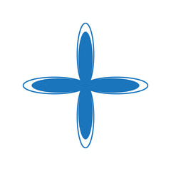 Brutalism Shape, Geometric Elements, Star and flower Element