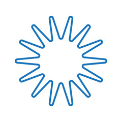 Brutalism Shape, Geometric Elements, Star and flower Element