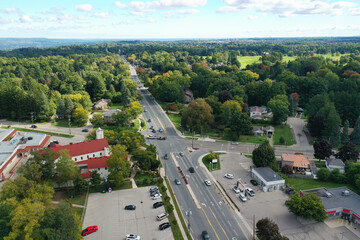 Aerial of Ancaster, Ontario, Canada