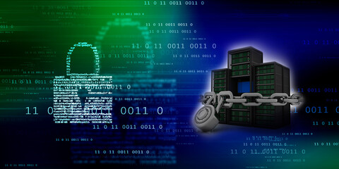 3d rendering Database storage data base protected lock