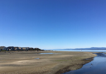 French Creek Harbour in Parksville on the East Coast of Vancouver Island, British Columbia, Canada