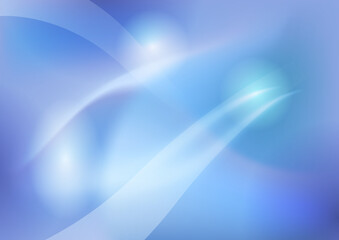 Abstract blue background with wave curve line shapes.