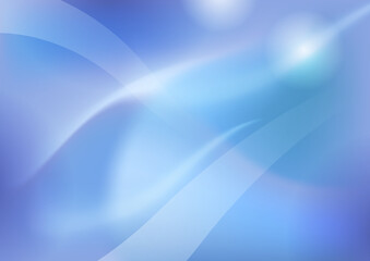 Abstract blue background with wave curve line shapes.
