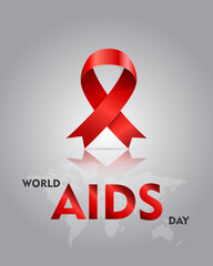 aids awareness vector