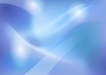 Abstract blue background with wave curve line shapes.