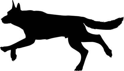Dog Silhouette Pet Animal
