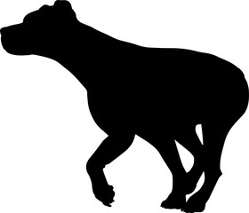 Dog Silhouette Pet Animal