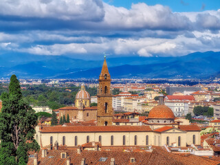 Obraz premium Basilica of San Lorenzo in Florence, Italy