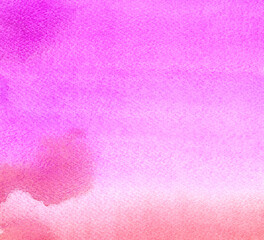 abstract watercolor pink background with space and texture