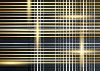 Abstract black and gold design background