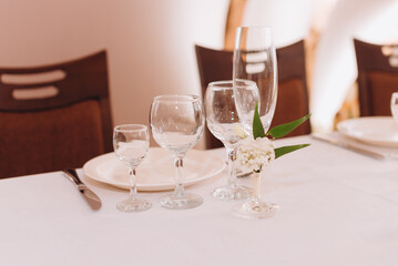 wedding table setting