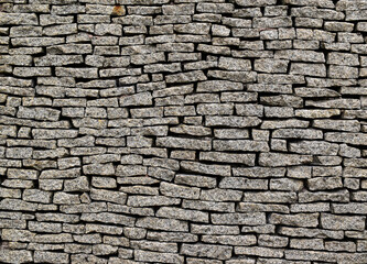 Stone wall texture background in Teresopolis, Rio de Janeiro, Brazil