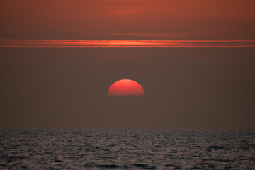 Sonnenuntergang in die Ostsee, 2022