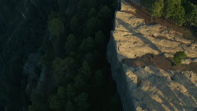 Aerial view of mountains at Panjpeer rocks Pakistan