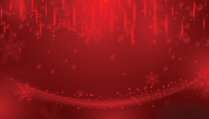 Abstract Snowflake background, christmas glitter background with stars. Festive glowing blurred texture.