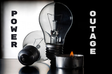 Power outage concept