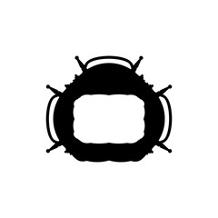 Old diving helmet icon. Simple style underwater travel big sale poster background symbol. Old diving helmet brand logo design element. Old diving helmet t-shirt printing. Vector for sticker.