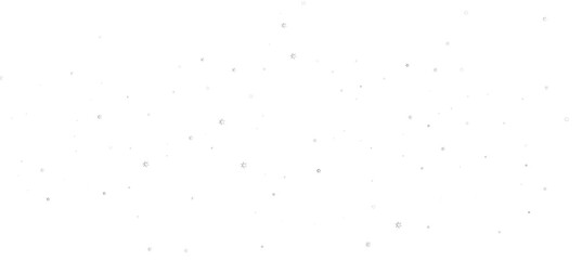 A gray whirlwind of golden snowflakes and stars. New