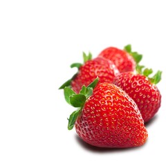 Fresh ripe sweet red strawberry