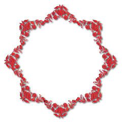 Obraz premium Frame, in the style of an ornament, Vector illustration eps 10, Art. 