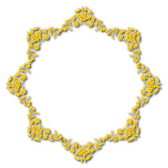 Frame, in the style of an ornament, Vector illustration eps 10, Art.	